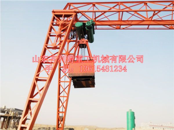 Grab bucket series crane